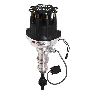 MSD Ignition MSD2359 Pro-Billet Cam Sync Distributor (Ford 289-302W Iron Gear Adjustable Pick-Up)