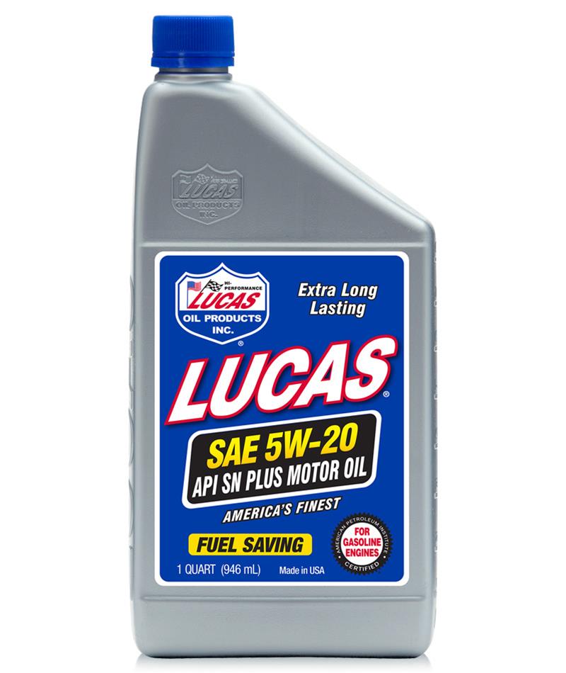 Lucas Oils LUS-10517 SAE 5W-20 API SN Plus Motor Oil 5 Gallon Pail