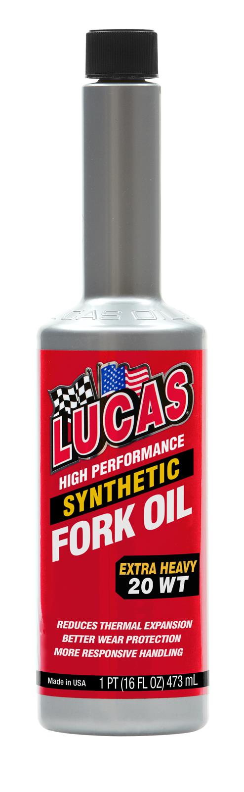 Lucas Oils LUS-10779 Synthetic Fork Oil 20 WT 1 16 Ounce