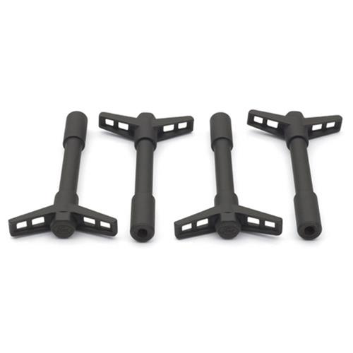 Ford Racing FMS-302-326 Ford' Valve Cover Wing Nuts Black Crinkle 4 Per Pkg