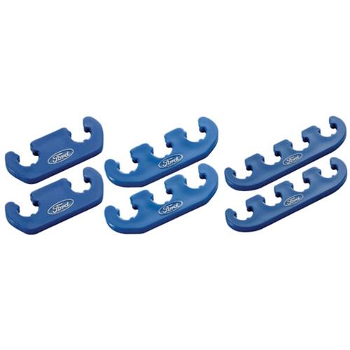 Ford Racing FMS-302-637 Ford' Wire Holder Blue Divider 2 3 4-Wire 6 Per Pkg (M-12297-B02-B03-B04)