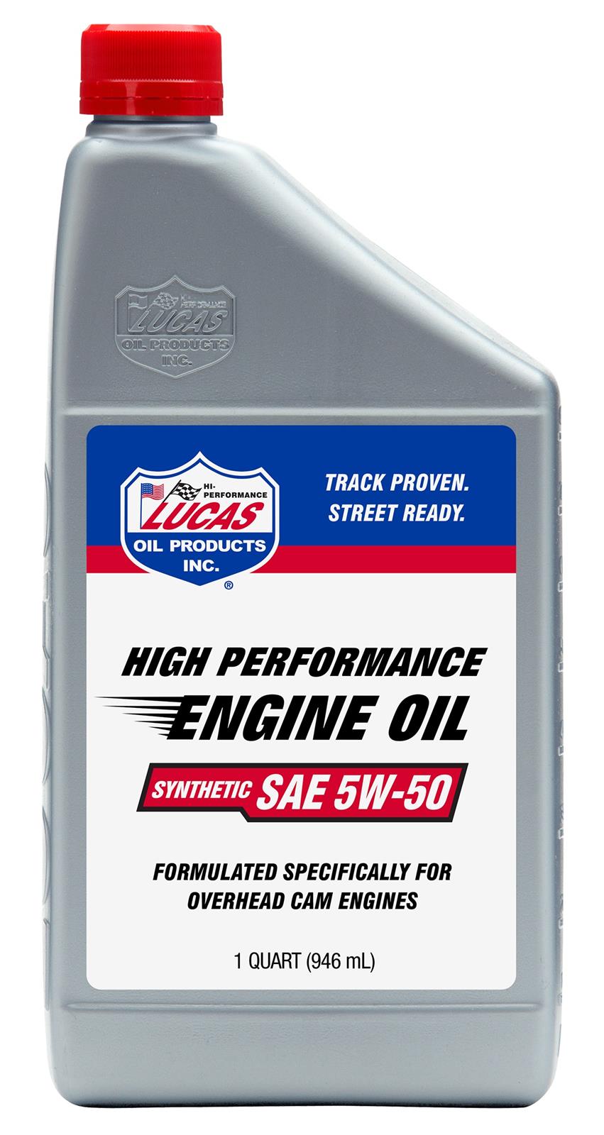 Lucas Oils LUS-10382 Synthetic SAE 5W-50 API SM Motor Oil 5 Gallon Pail