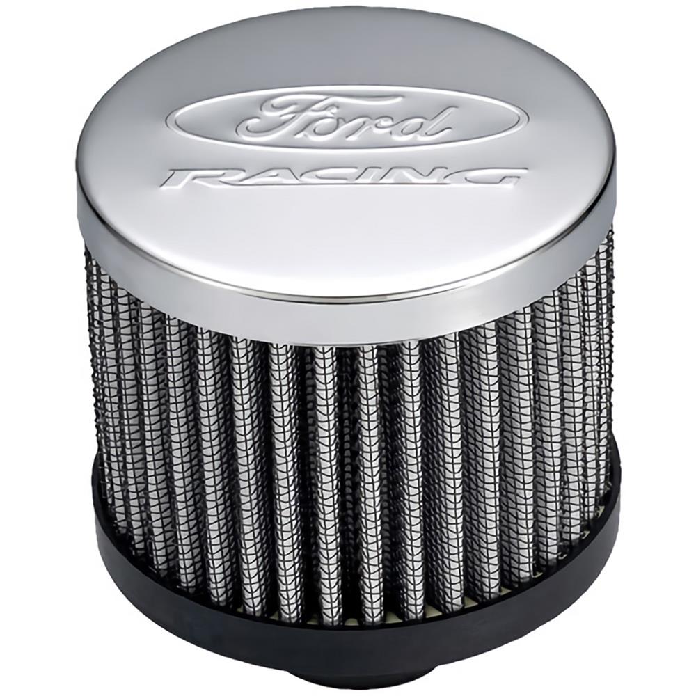 Ford Racing FMS-302-236 Ford Racing' Air Breather Cap Chrome Filter Without Hood (M-6766-H302).