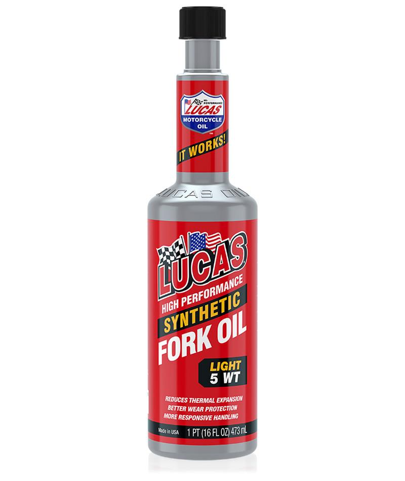Lucas Oils LUS-10780 Synthetic Fork Oil 5 WT 5 Gallon Pail