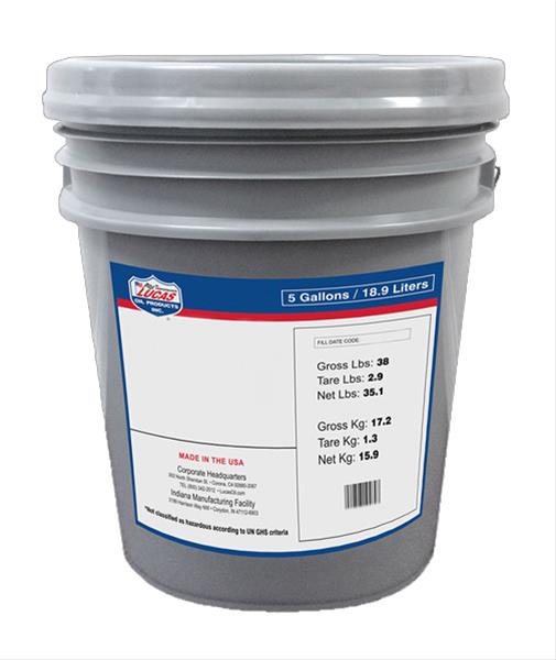 Lucas Oils LUS-10437 Synthetic SAE 5W-40 CJ-4 SM 5 Gallon Pail
