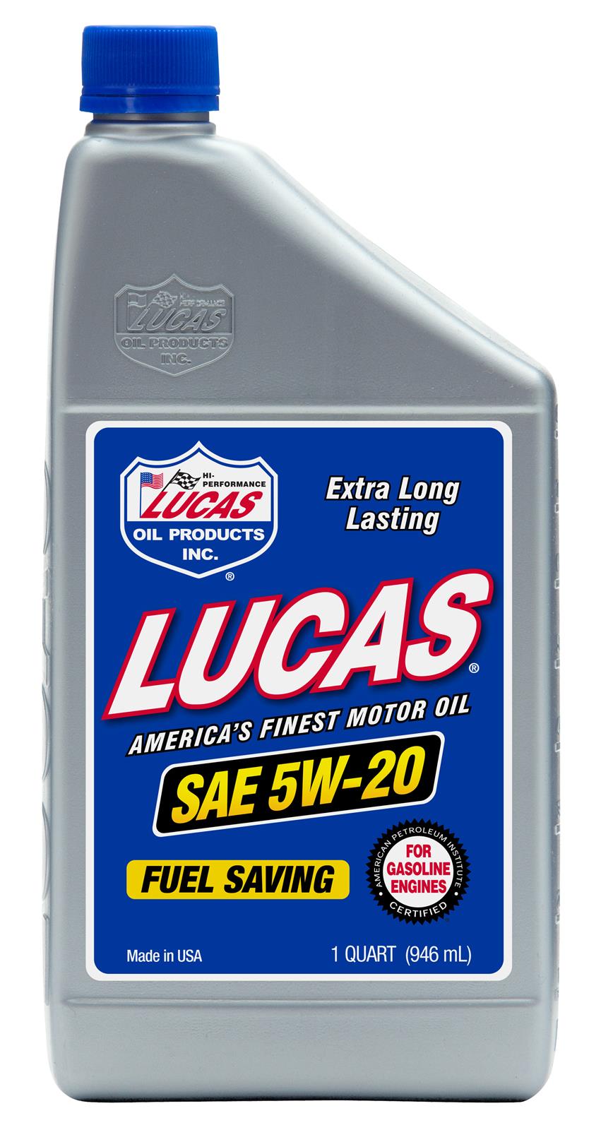 Lucas Oils LUS-10516 SAE 5W-20 API SN Plus Motor Oil 1 Quart