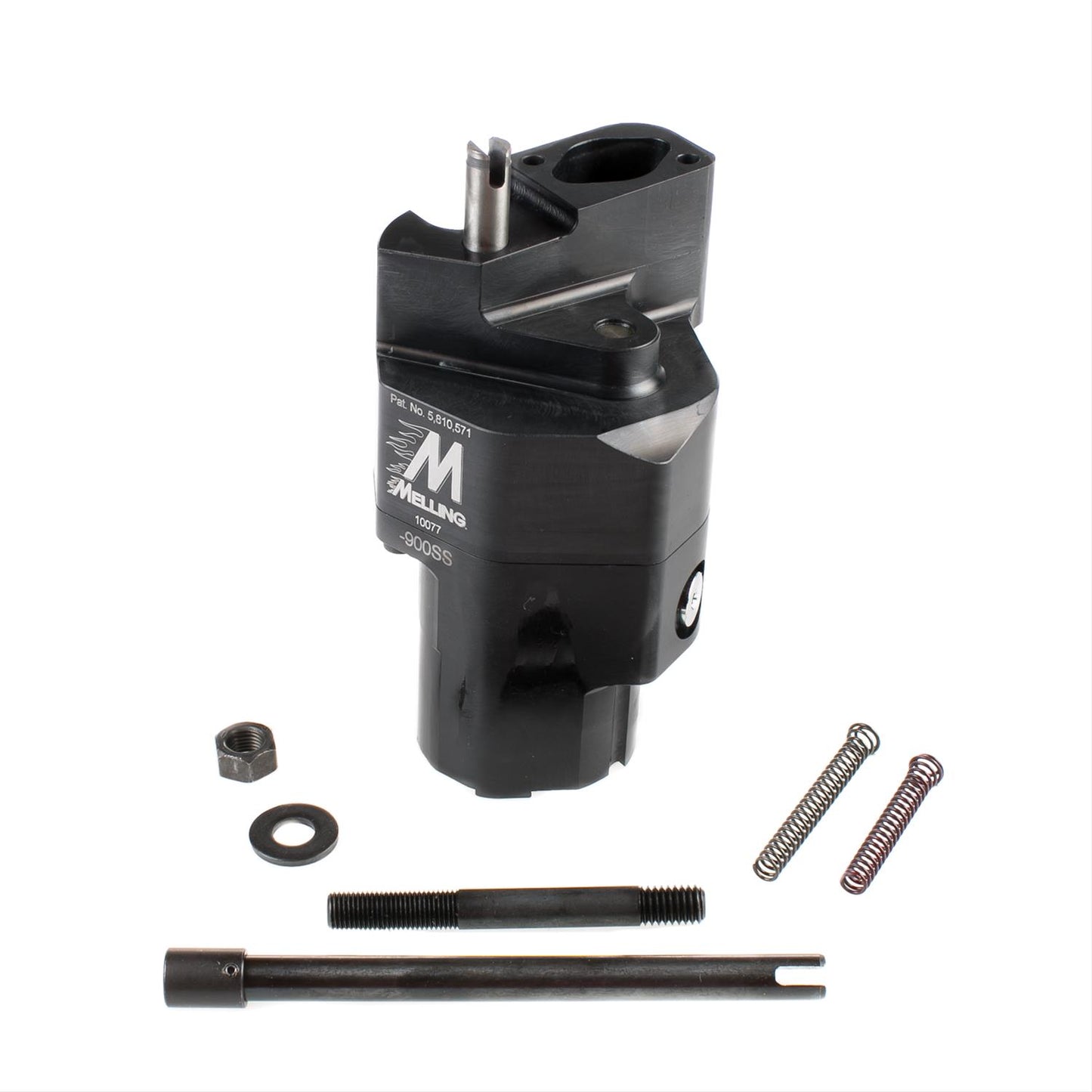 Melling ME10077-900SS Chev BB Billet Race Oil Pump Standard Volume 9" Pan