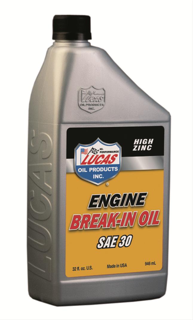 Lucas Oils LUS-10630 SAE 30 Break-In Oil 1 Quart