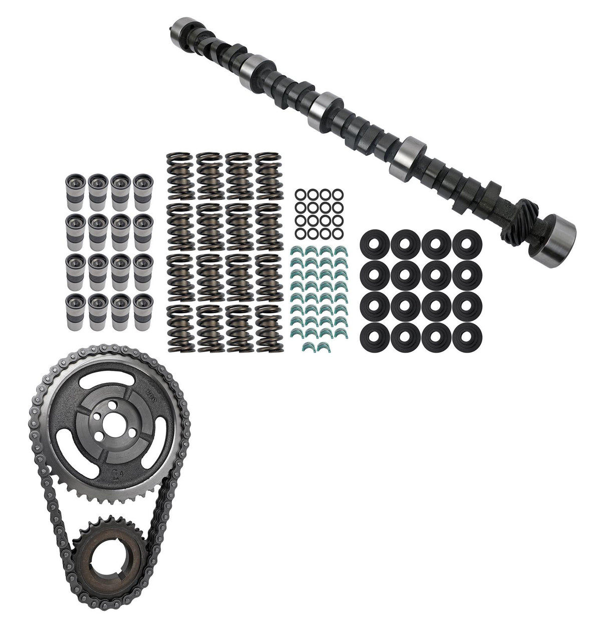 COMP Cams K12-601-4 Mutha' Thumpr 235/249 Hydraulic Flat Cam K-Kit for Chevrolet Small Block