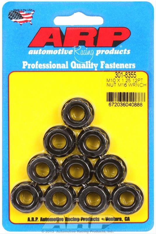 ARP301-8355 | 12-Point Nuts M10X1.25 (10)