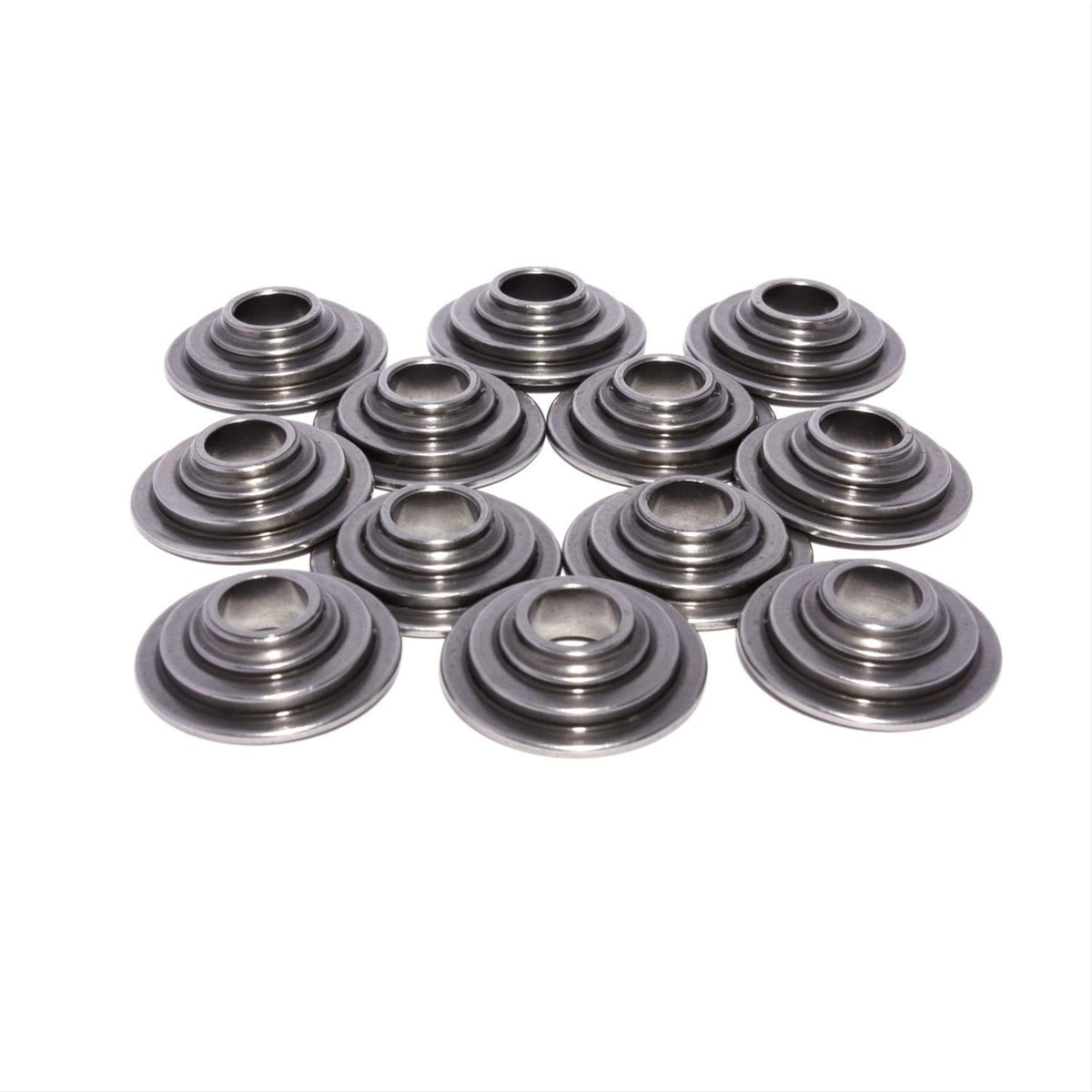 COMP Cams 1750-12 10 Degree Tool Steel Retainer Set of 12for All Valves w/ 1.250" O.D. Springs