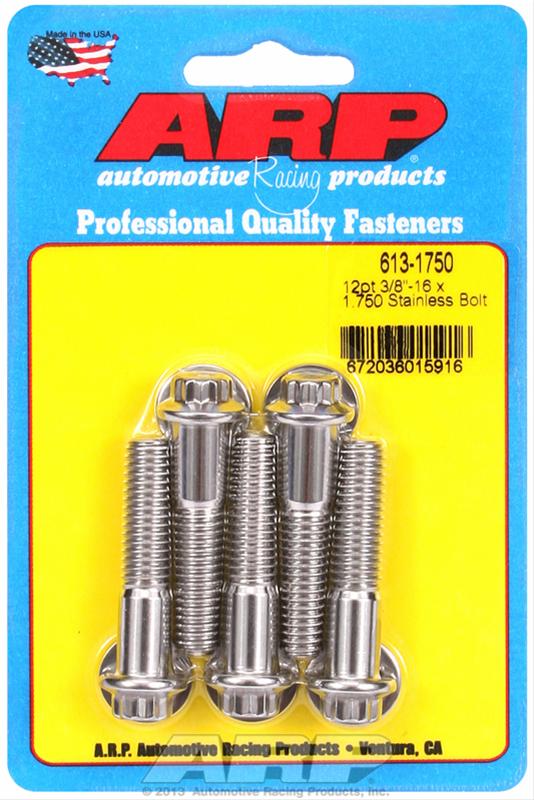 ARP613-1750 | Ss 12Pt Bolts 3/8" Unc X 1.75"