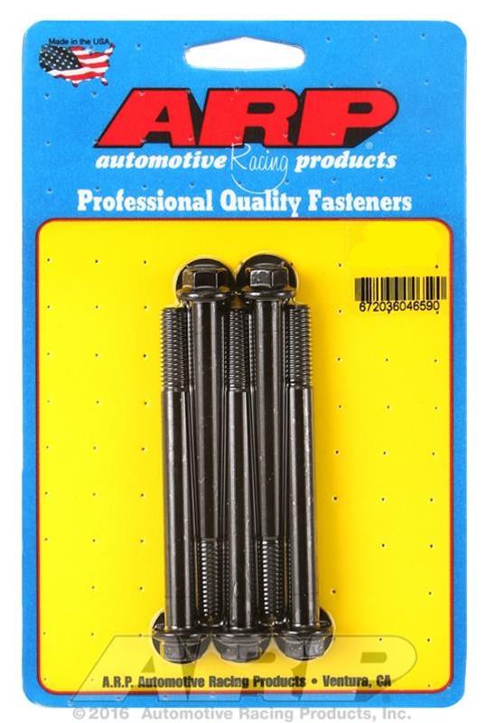 ARP 661-1019 M8 X 1.25 X 115 Hex Black Oxide Bolts