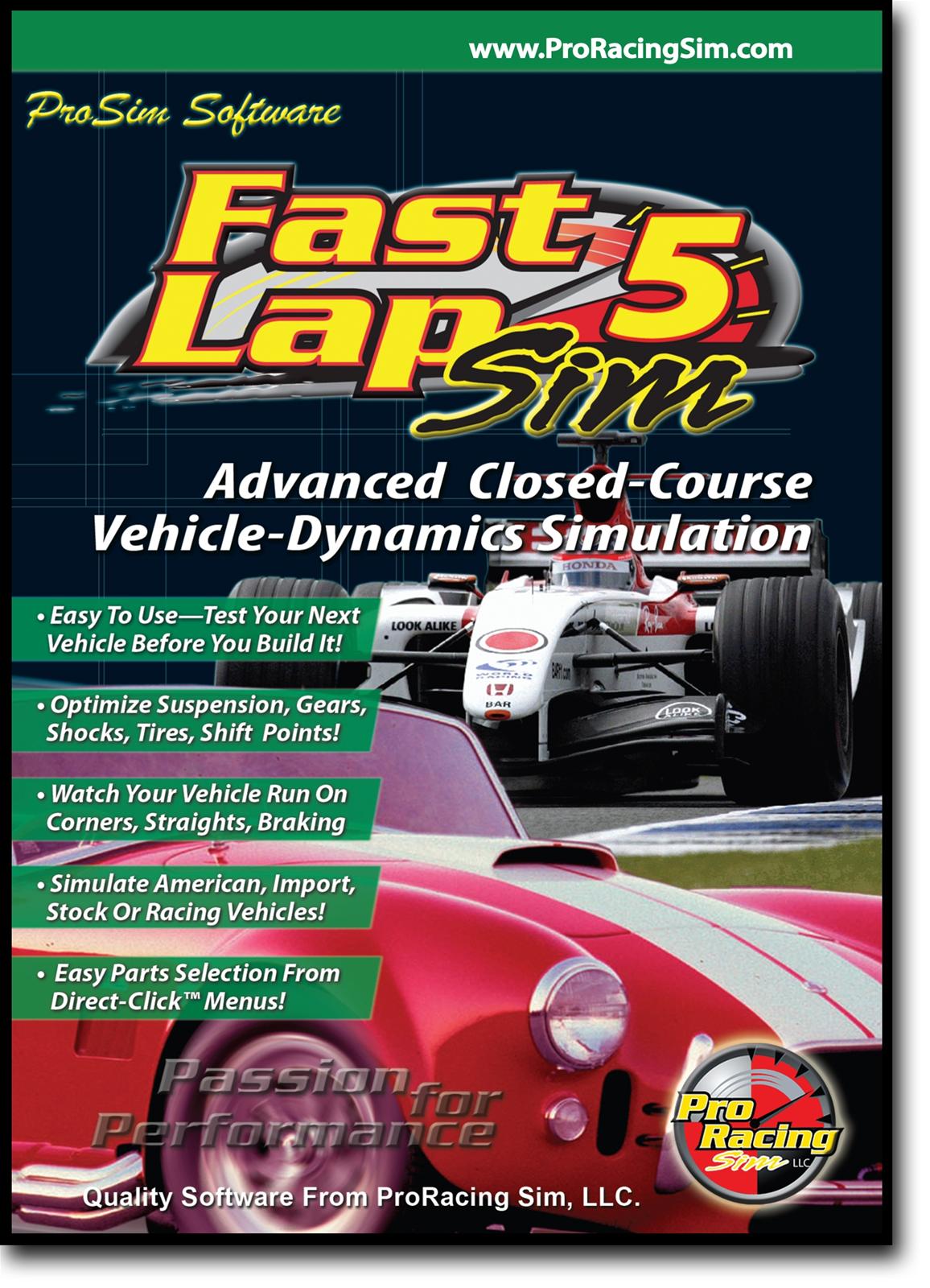 Comp Cams CC181701 Comp Software Fast Lap Sim 5