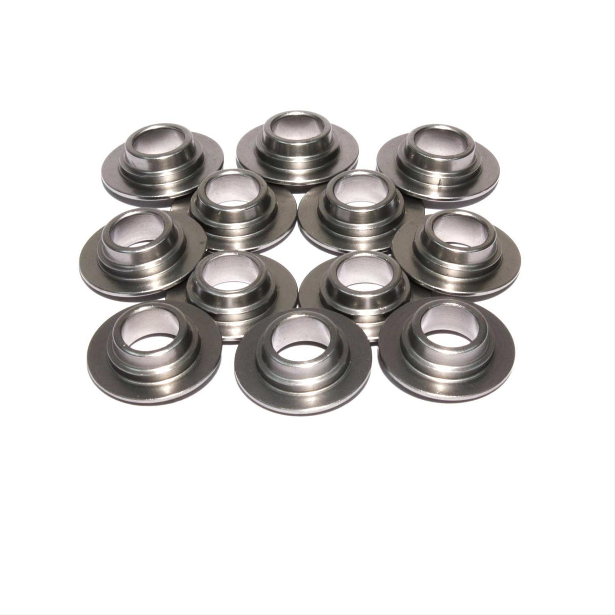 COMP Cams 1756-12 10 Degree Tool Steel Retainer Set of 12 for All Valves w/ 26056 Springs