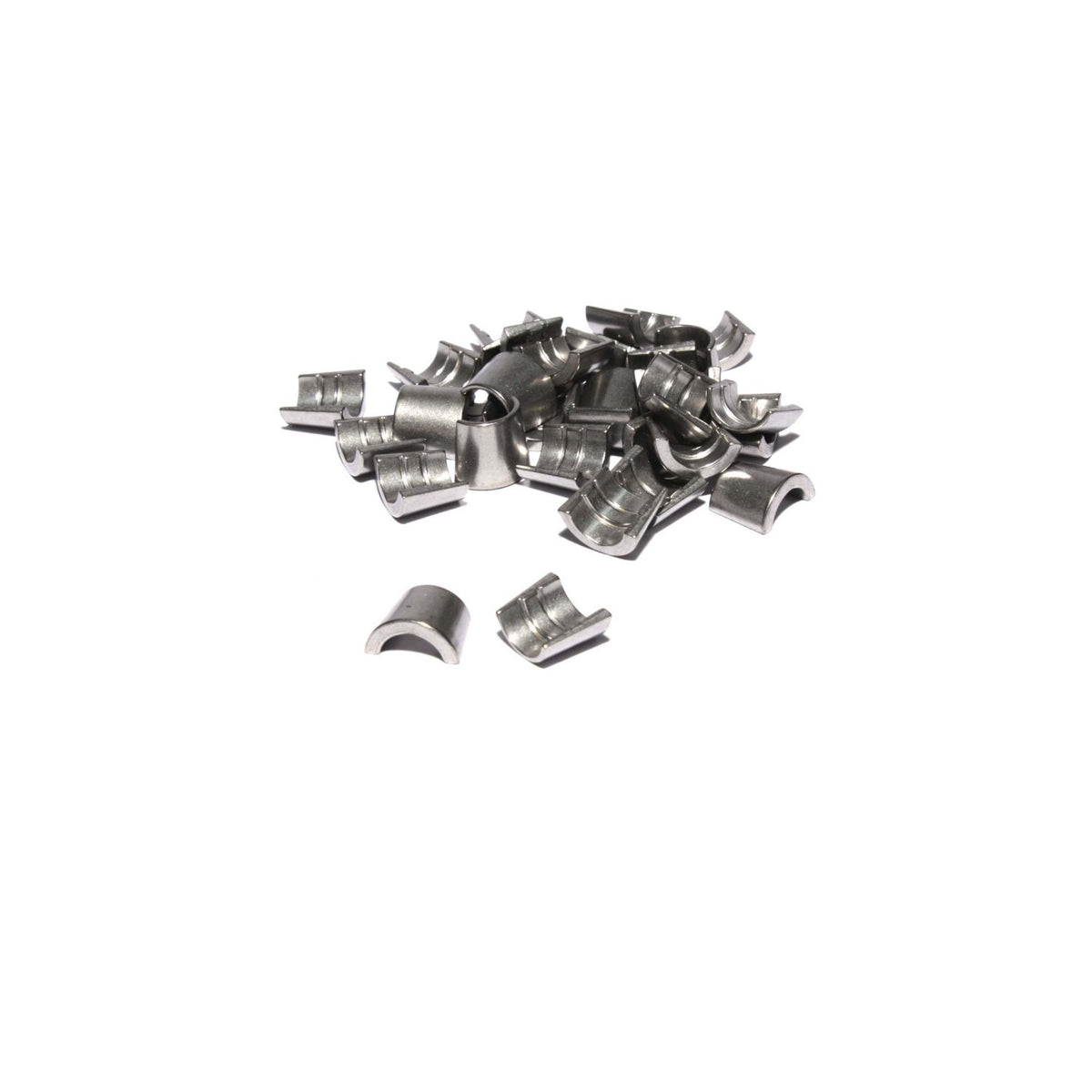 COMP Cams 600-16 Hardened Steel Set of 16 - 7 Degree, 5/16", Single Groove Street Locks