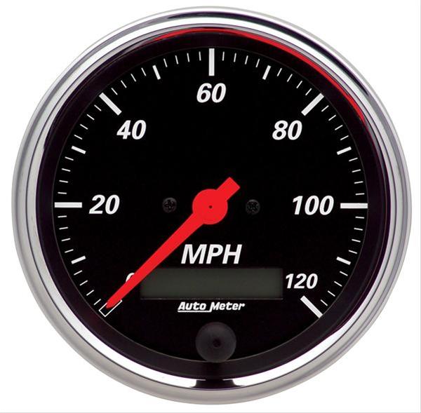 AutoMeter 1480 3-3/8" SPEEDOMETER, 0-120 MPH, DESIGNER BLACK