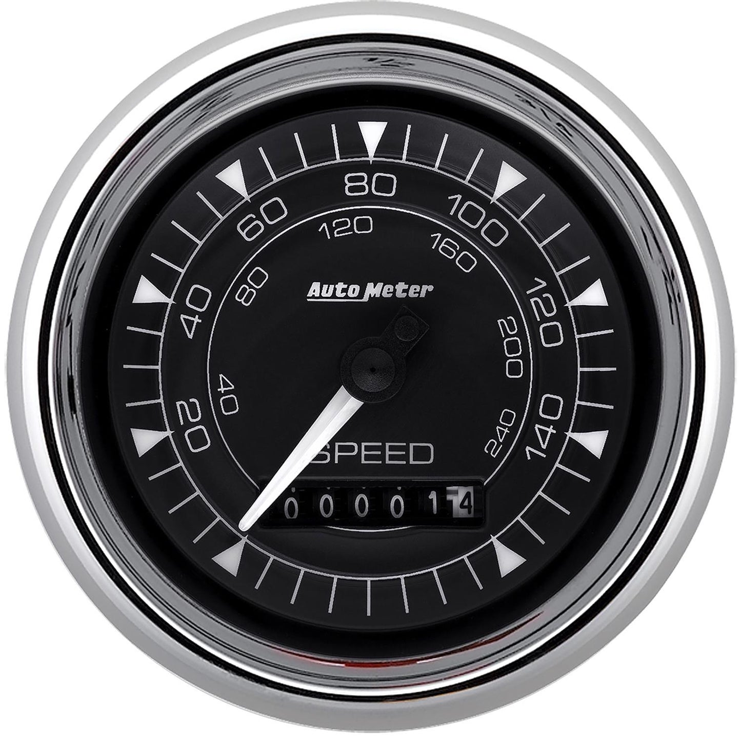 AU9788 | Chrono Chrome 3-3/8" Speedo