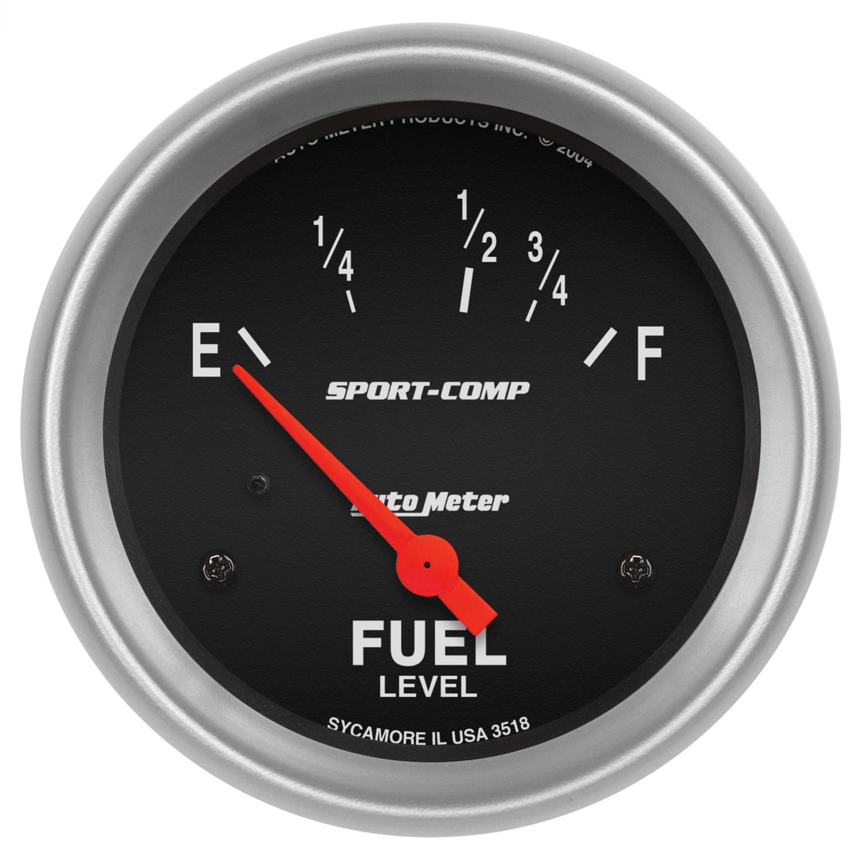 AutoMeter 3518 2-5/8" FUEL LEVEL, 16-158 Ohm, SPORT-COMP