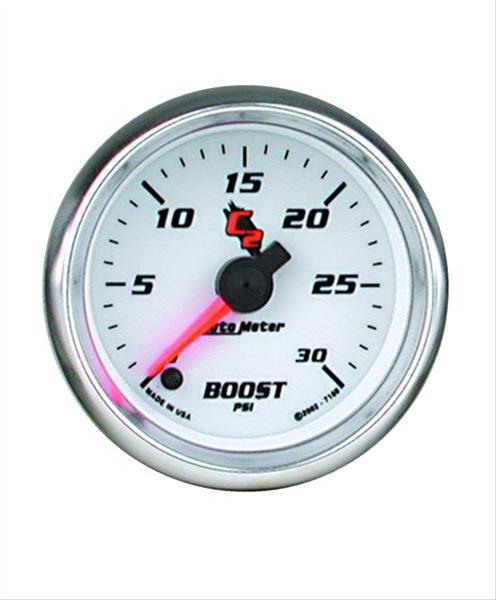 AutoMeter AU7160 C2 2-1/16" Elec Boost Gauge 0-30 PSI