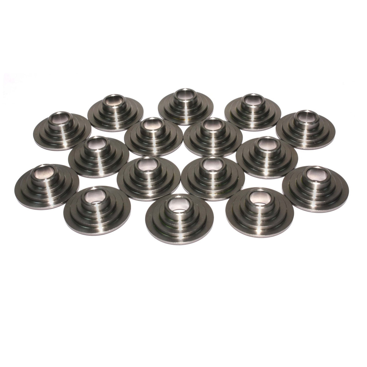 COMP Cams 736-16 10 Degree Titanium Retainer Set of 16 for 1.500"-1.550" OD Triple Springs