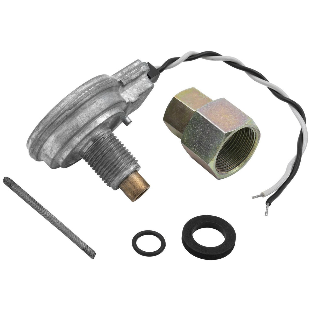 AutoMeter 1800 2 PC. GAUGE KIT, 3-3/8" QUAD & SPEEDOMETER, 240-33 Ohm, ANTIQUE BEIGE