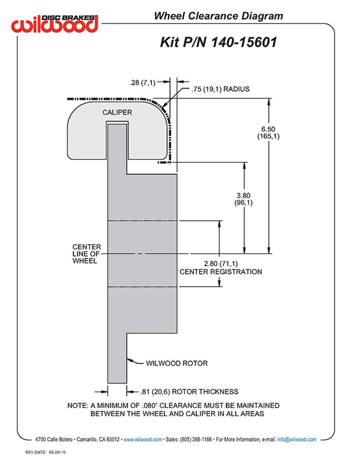 Wilwood | WIL140-15601-D | LOW PROFILE DUST SEAL REAR KIT
