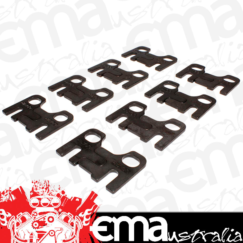 Guide Plate Set (Flat Adjustable) 5/16" Pushrod & 7/16" Stud Dia (Suit Small Block Chevy & Ford 289 - 351W) (CO4835-8)