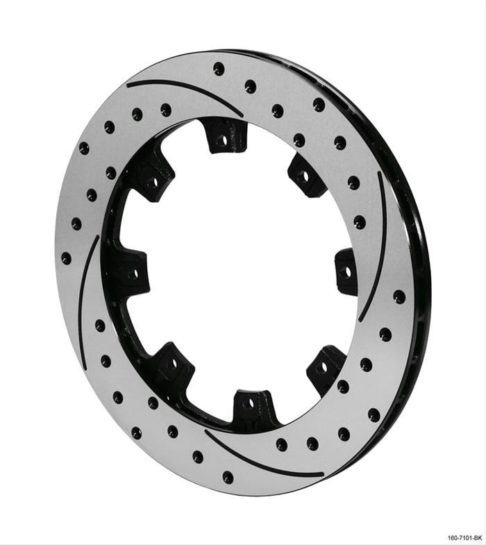WIL160-12205-BK | Srp Drilled 12.19" Rotor Lhs