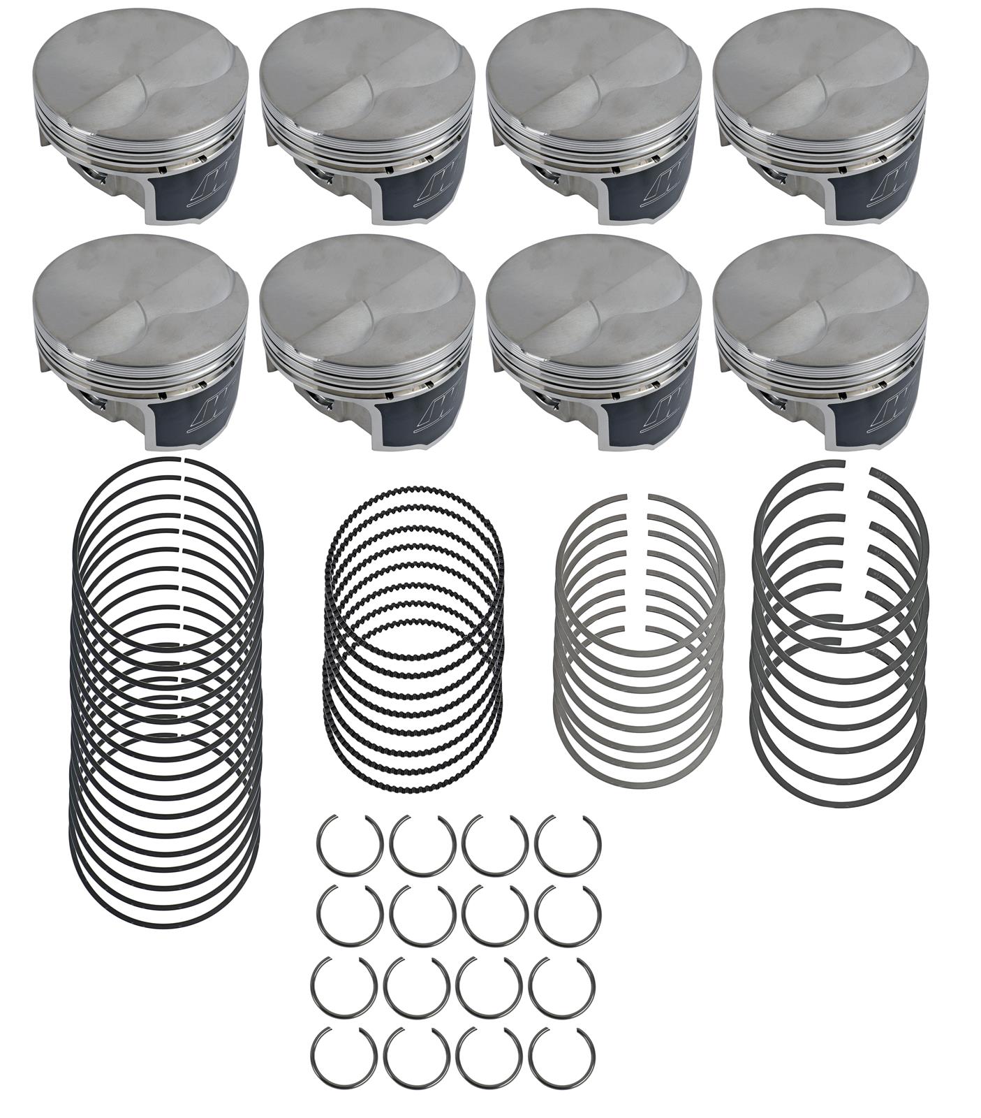 Wiseco Pistons RED0052X380 Chevy LS -4.2cc Flat Top 1.326 X 3.800