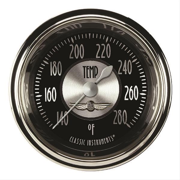 Classic Instruments AT126SHC-04 American Tradition - Water Temp Gauge Full Sweep 2-1/8"