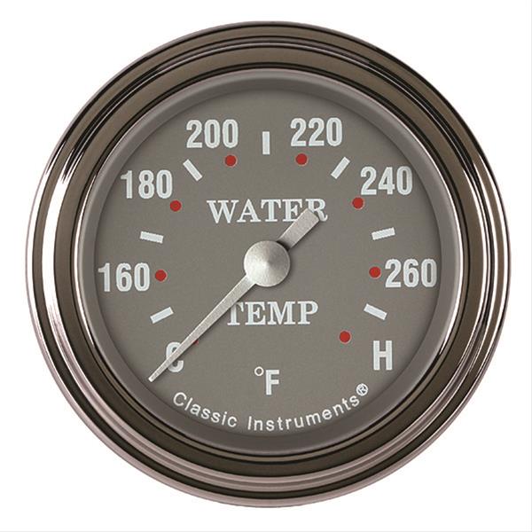 Classic Instruments SG126SLF-08 SG - Water Temp Gauge Full Sweep 2-1/8"