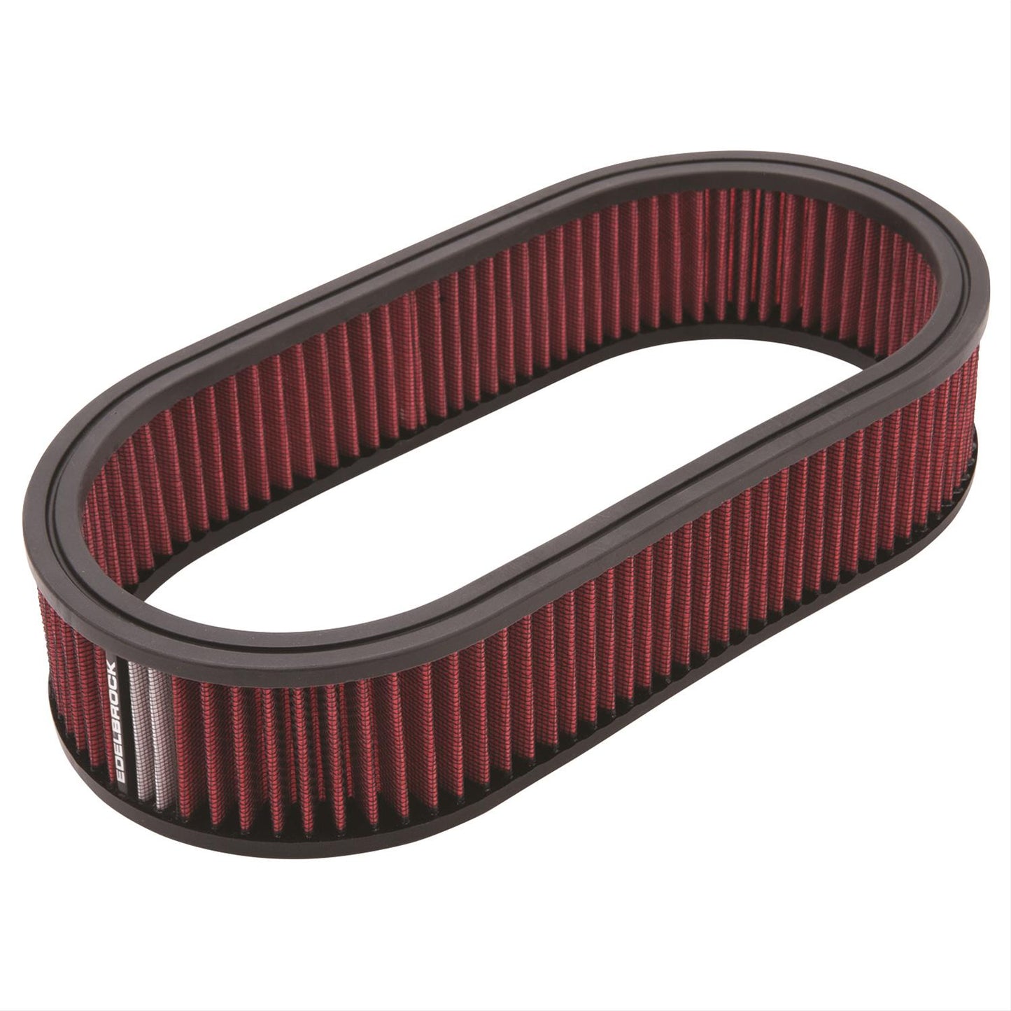 Edelbrock ED1226 Replacement Oval Air Filter Element Only 2.5" Tall
