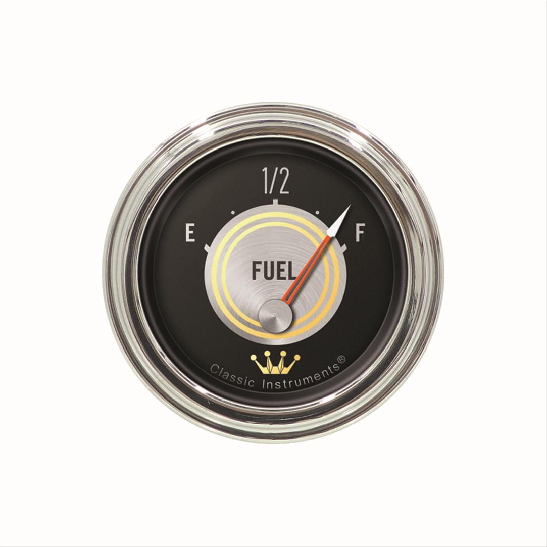 Classic Instruments HH12SLC Hollywood Hot Rod - Fuel Gauge 0-90 OHM 2-1/8"