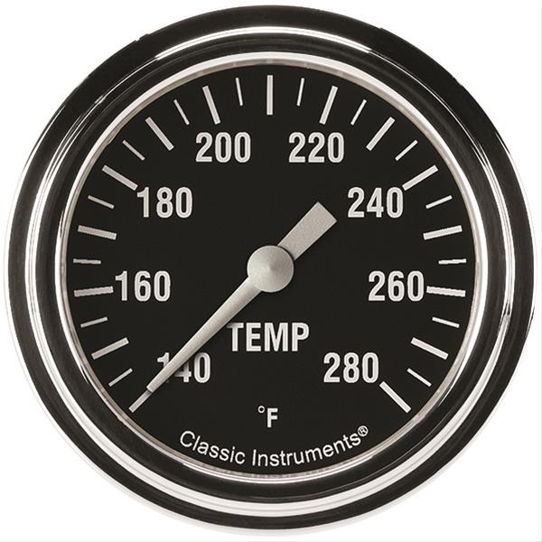 Classic Instruments HR326SLF-02 Hot Rod - Water Temp Gauge Full Sweep 2-5/8"