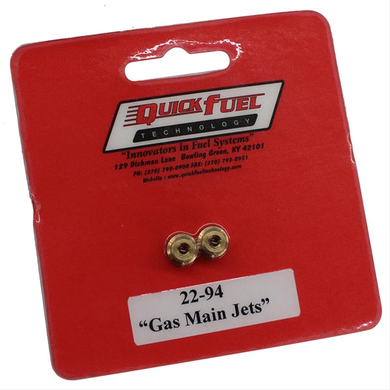 Quick Fuel QFT22-94QFT Gas Main Jets 1/4"