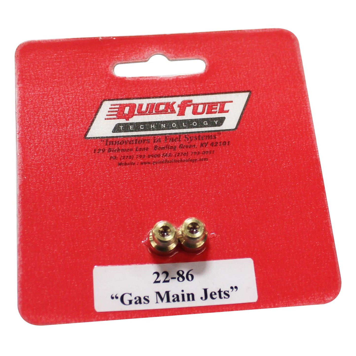 Quick Fuel QFT22-86QFT Gas Main Jets 1/4"
