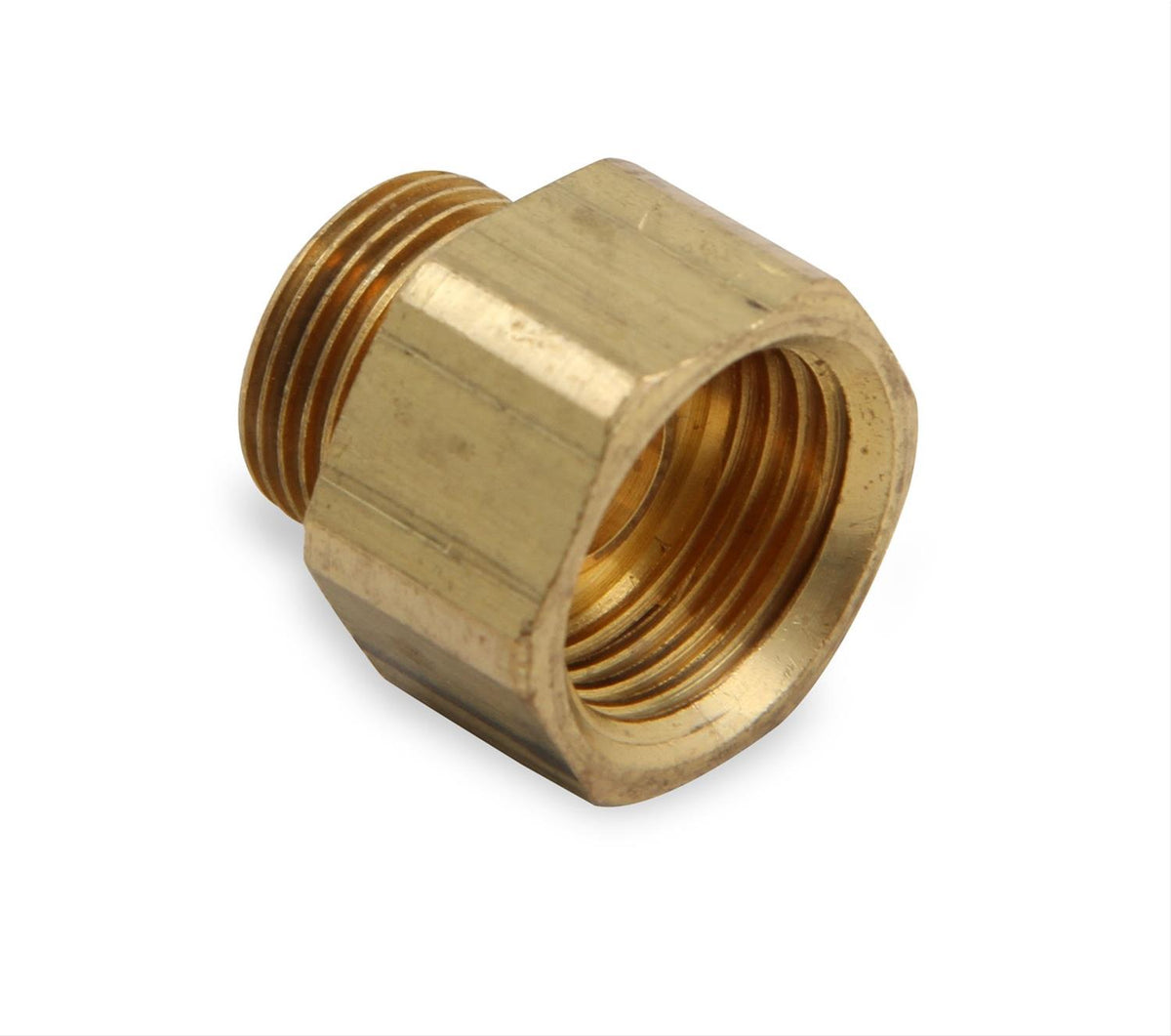 QUICK FUEL QFT19-600 FUEL INLET FITTING -6 AN FEMALE TO 3/8" HOSE BARB
