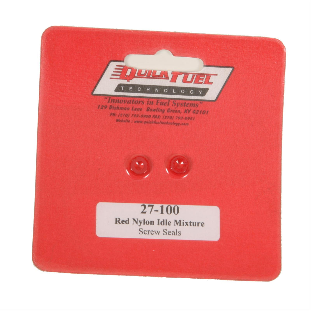 Quick Fuel QFT27-100QFT Blue Nylon Idle Mix.Screw Seal