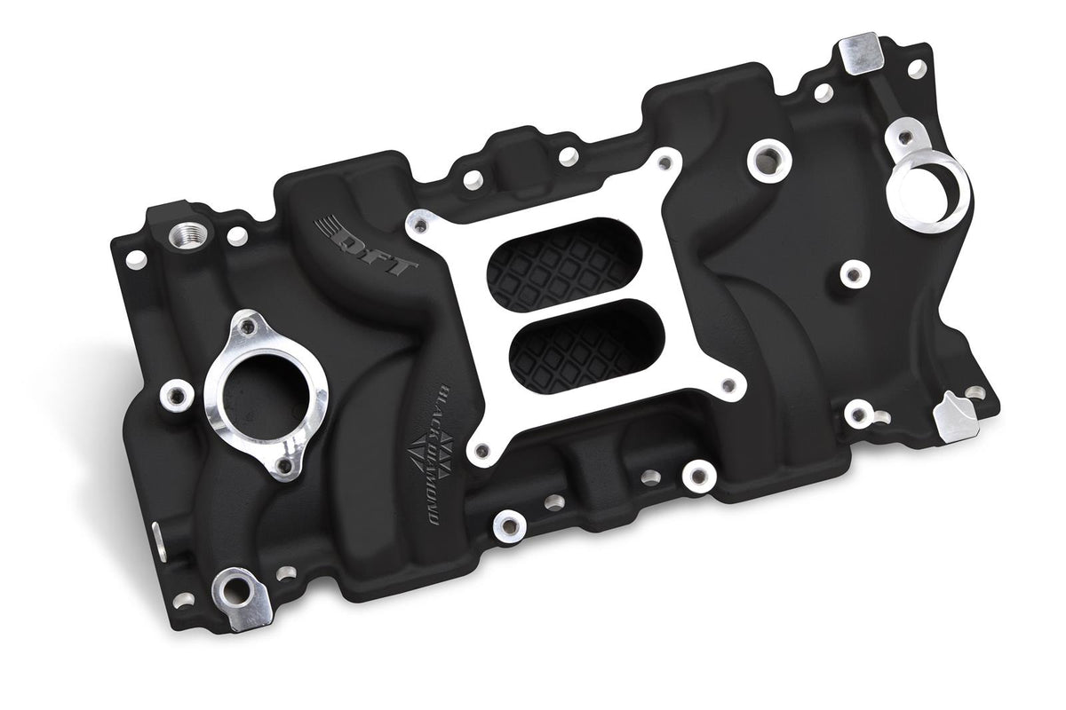 Quick Fuel QFT701-1BDQFT Chev Small Manifold Black