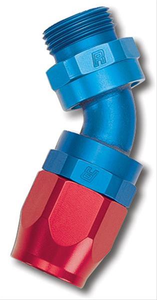 Russell RU612423 Hose End 45 Deg Black
