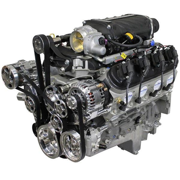 BluePrint PSLS4272SCTK Ford 427 CI LS ProSeries Stroker Crate Engine Dressed Longblock w/ Supercharger