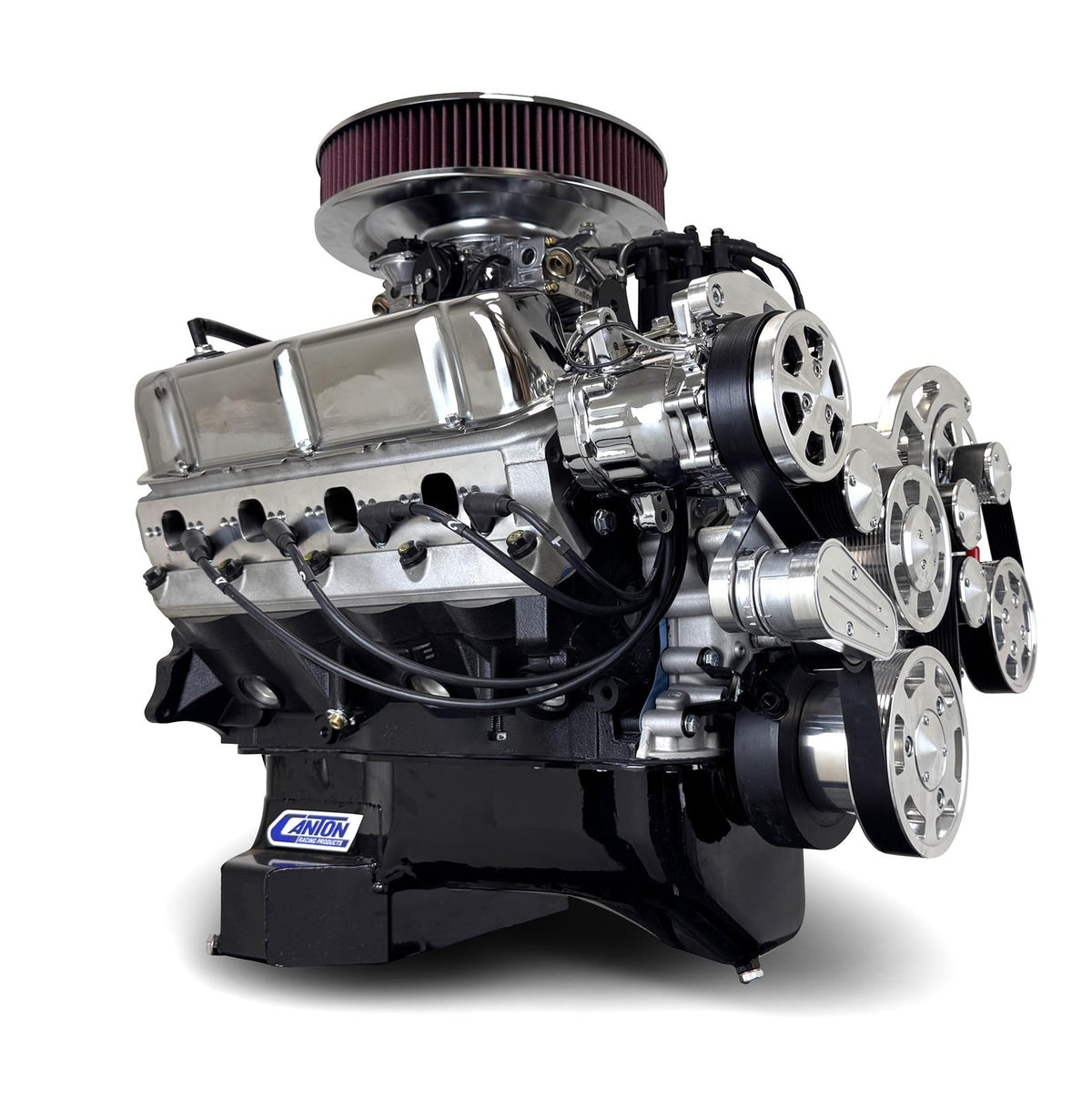 BluePrint PSF4271RCTCK Ford 427 CI Crate Engine Dressed Longblock w/ Carb & Pulley Kit