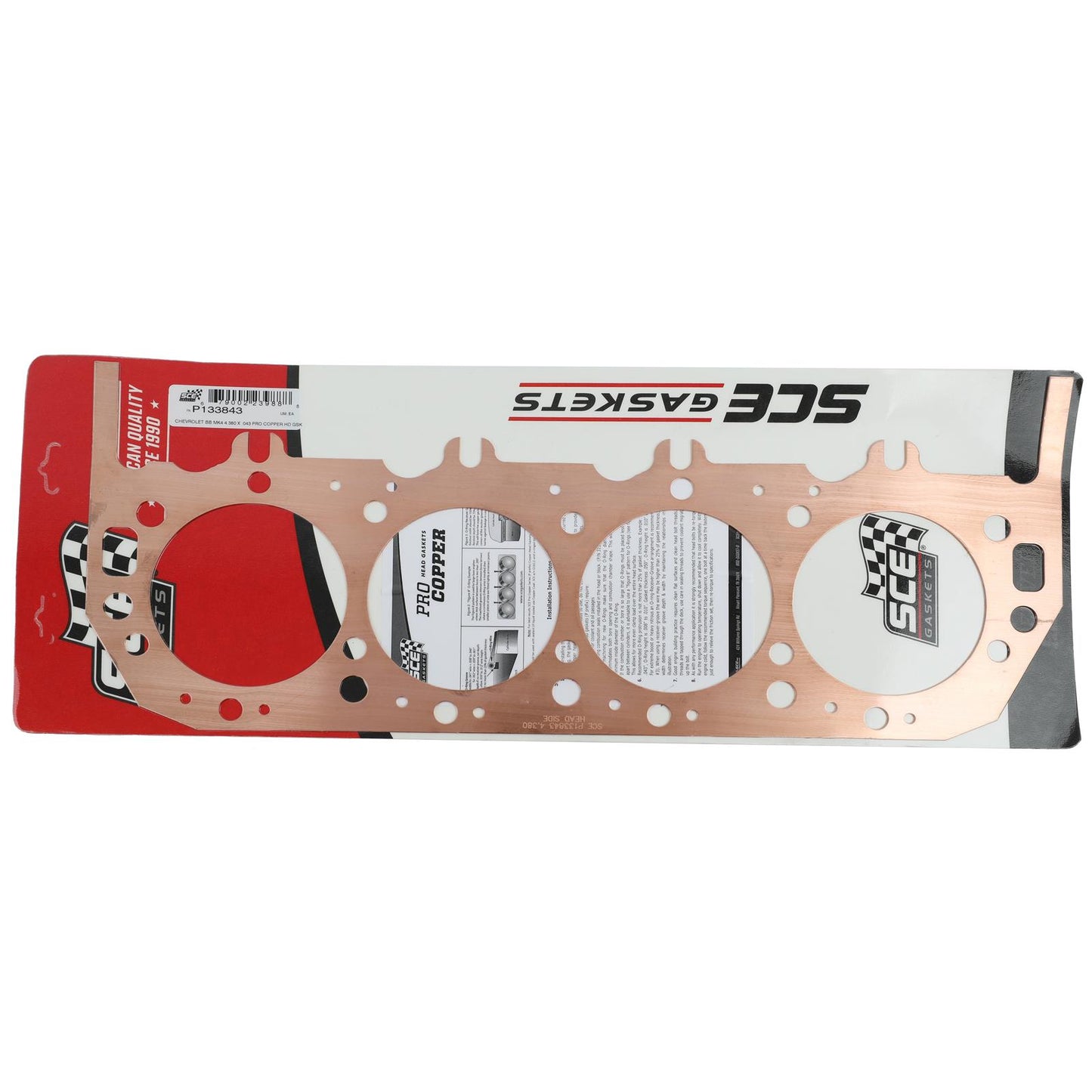 SCE Gaskets SCE-P133843 Chev BB Mk4 4.380 x .043 Pro