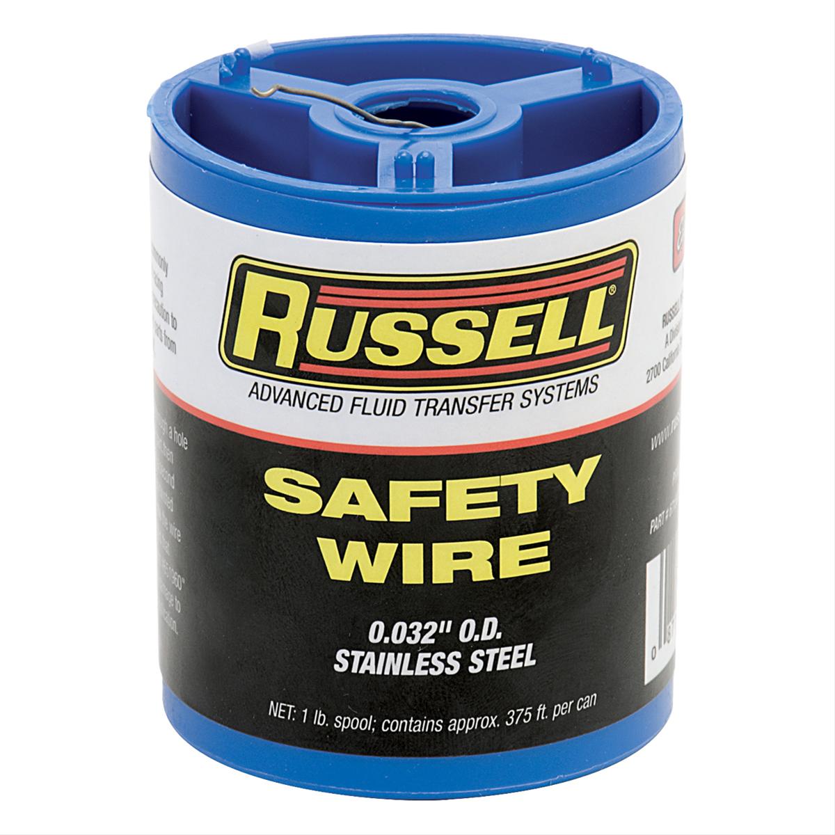 Russell RU671580 Safety Wire. 1 Lb. Spool.