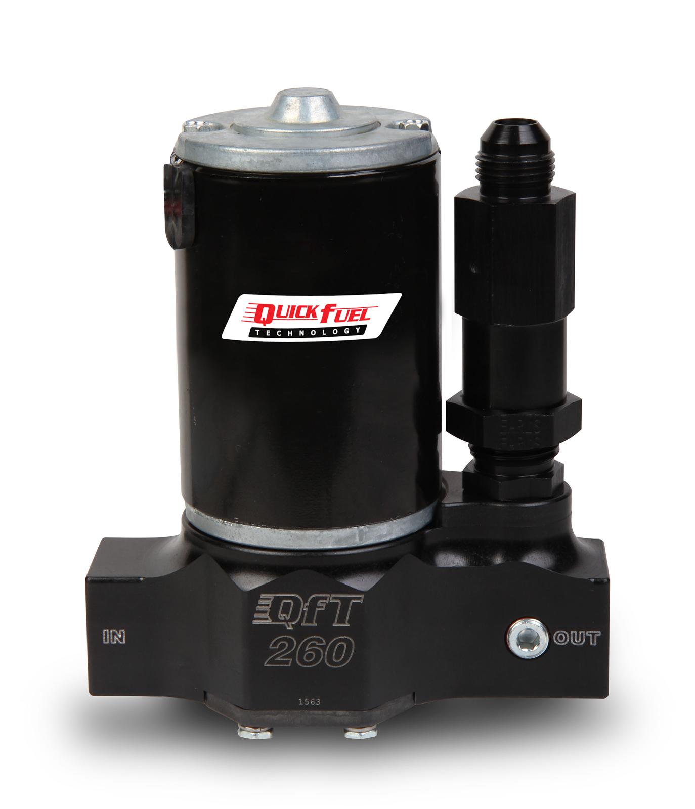 QUICK FUEL HIGH OUTPUT ELECTRIC FUEL PUMP QFT30-260 ExT BY PASS 260GPH @ 20 PSI