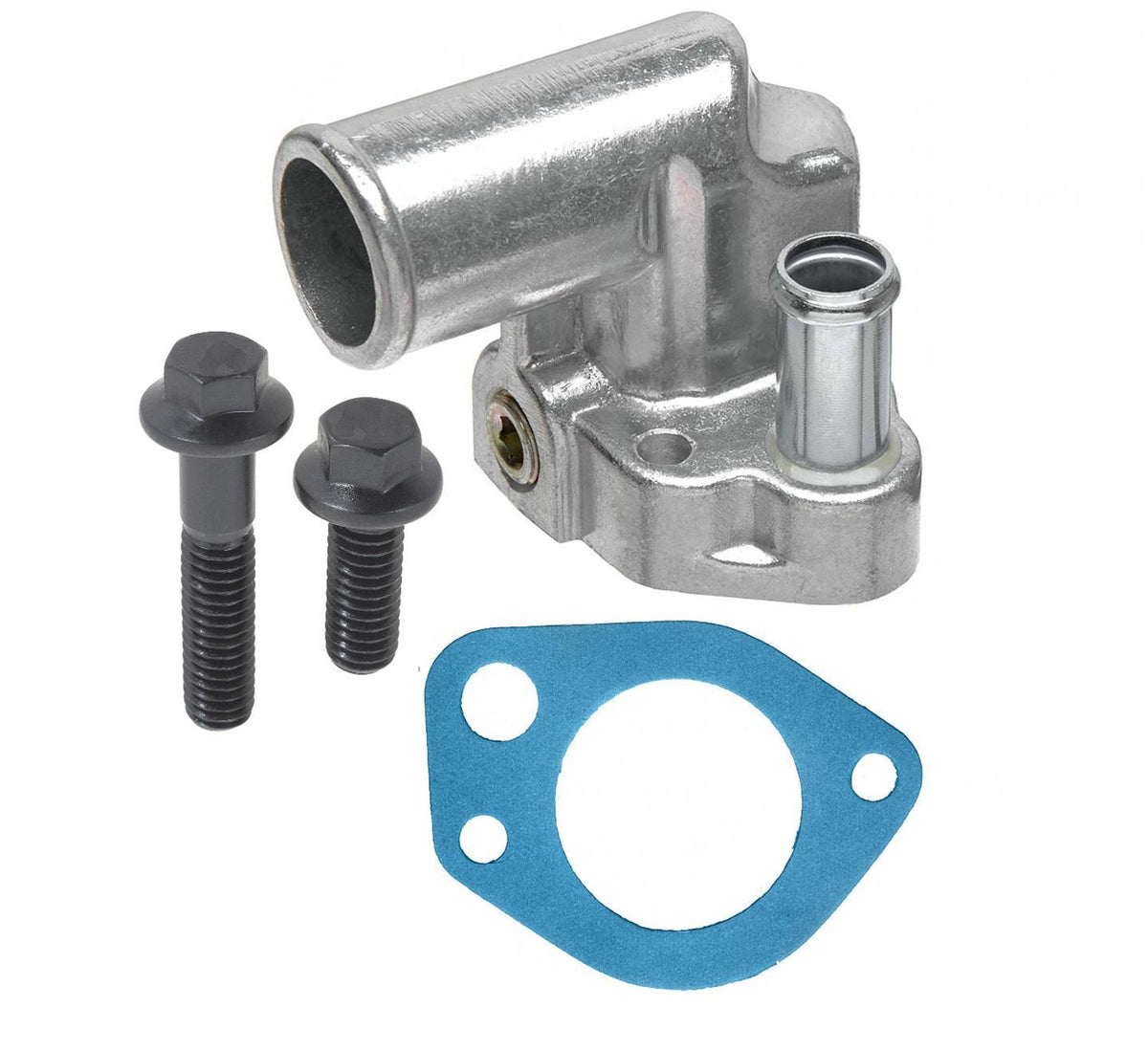 BluePrint BPP12310014 THERMOSTAT HOUSING 90 degree ANGLE FOR Ford Windsor 302, 351, ALUMINUM Engine Coolant Thermostat Housing