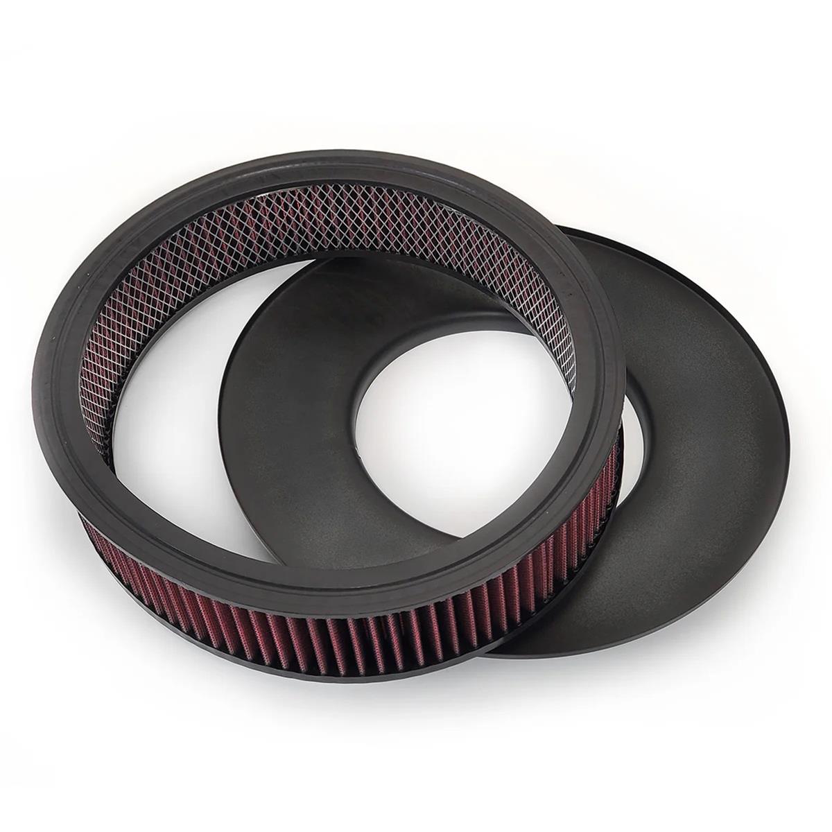 BluePrint BPP144BK 14" BluePrint Black Air Cleaner w 4500 Dominator Base Black Air Cleaner Assembly