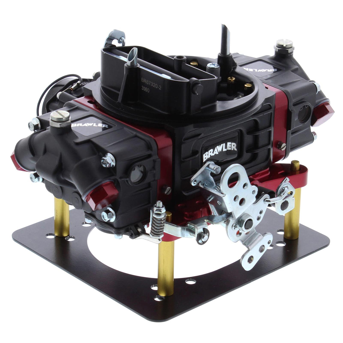 Quick Fuel QFTBR-67320 Brawler St 750 CFM Carburettor Black & Red Elec Choke