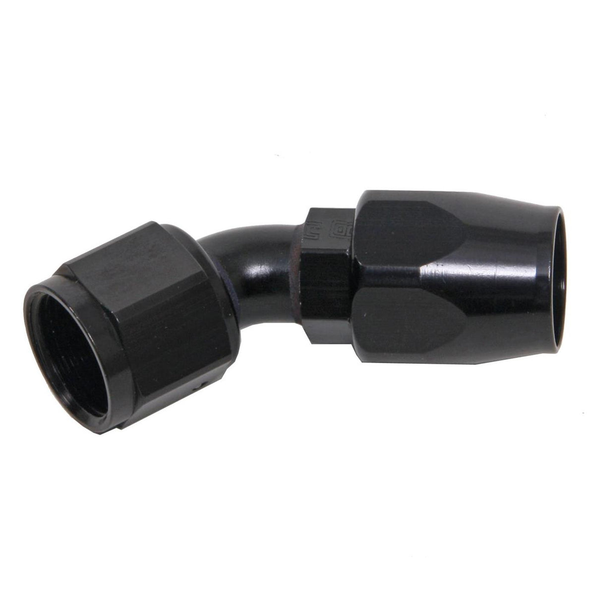 Russell RU610095 Hose End 45 Deg 6An Blk